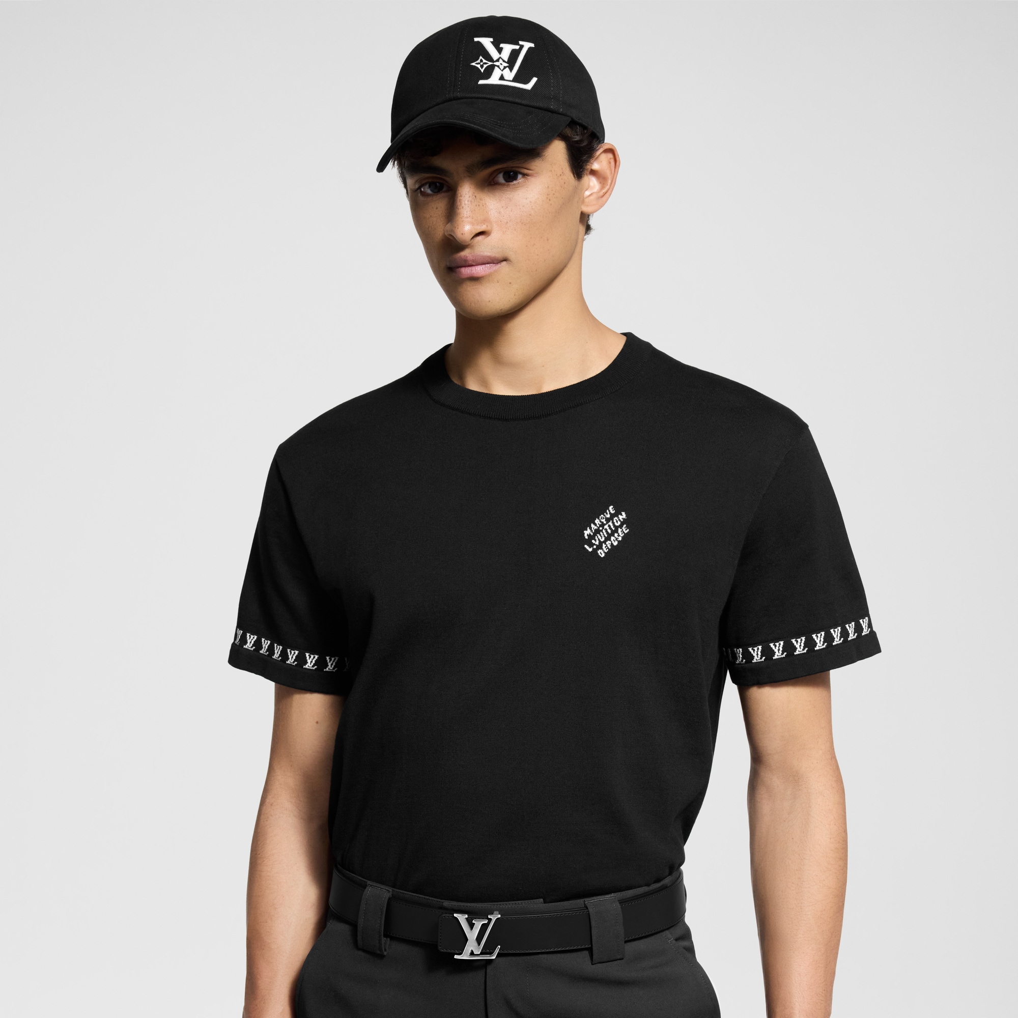 Short-Sleeved Cotton Crewneck - Ready-to-Wear | LOUIS VUITTON